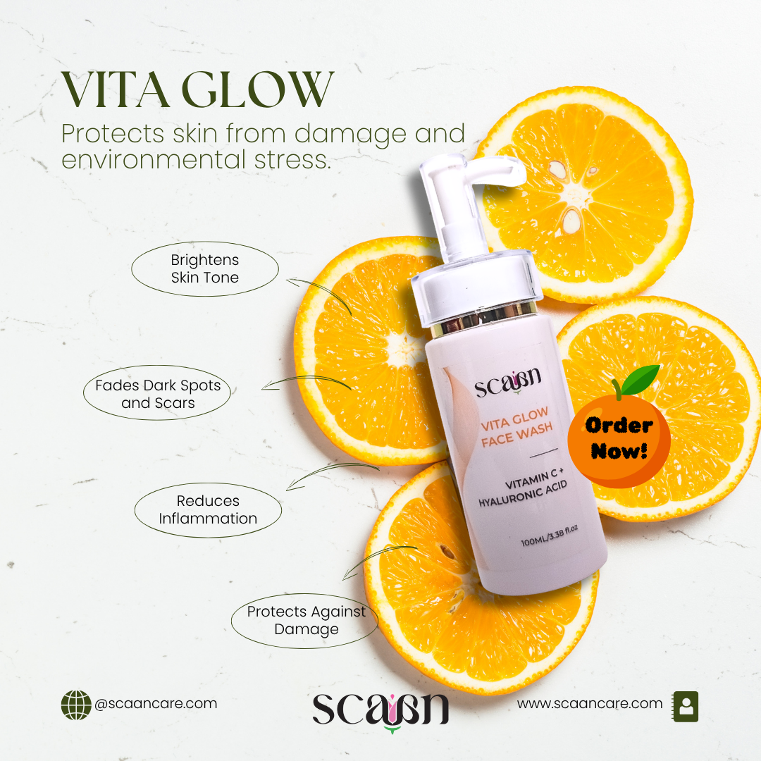 VitaGlow - Bright, Glowing Skin — Naturally with Vitamin C, E and Hyaluronic Acid