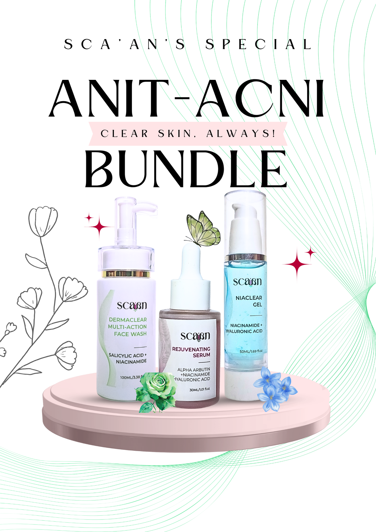 The Anti-Acne Bundle — Clear. Calm. Confident.