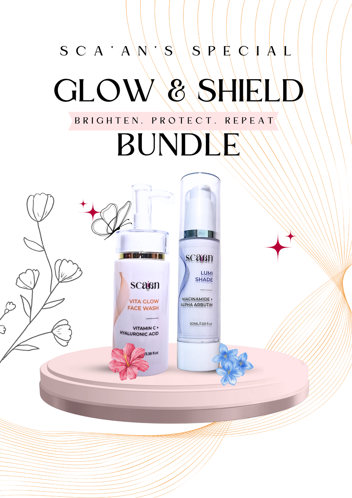 The Glow & Shield Duo — Brighten. Protect. Repeat.
