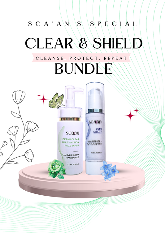 The Clear & Shield Duo — Cleanse. Protect. Repeat.