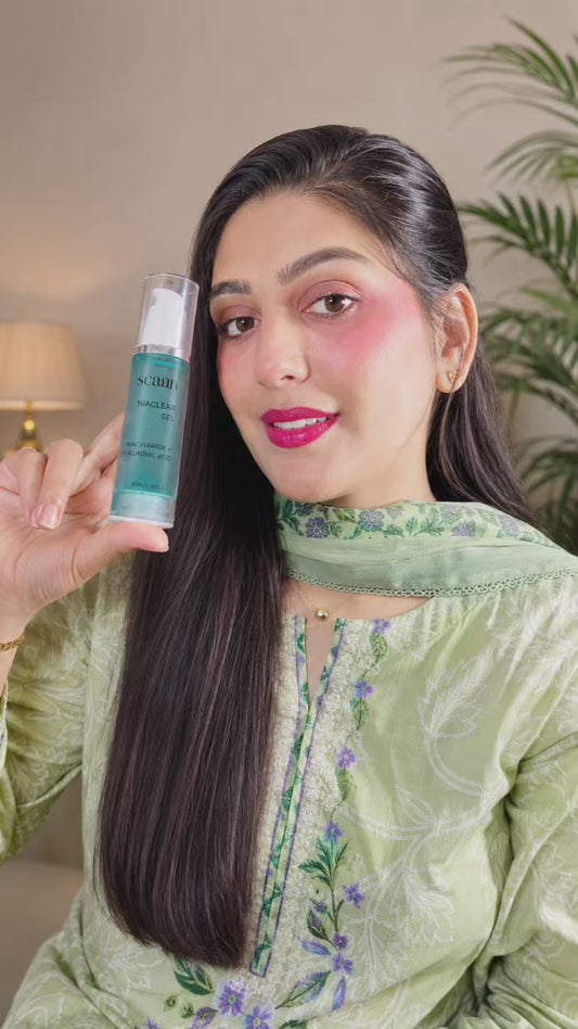 Niaclear Gel -  Restore. Renew. Radiate with  Niacinamide & Hyaluronic Acid