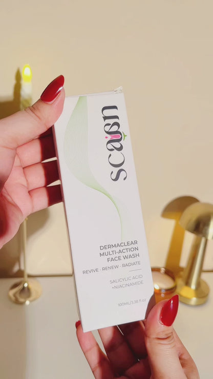 DermaClear Multi-Action Facewash - with Salicylic Acid, Niacinamide and Glycerin